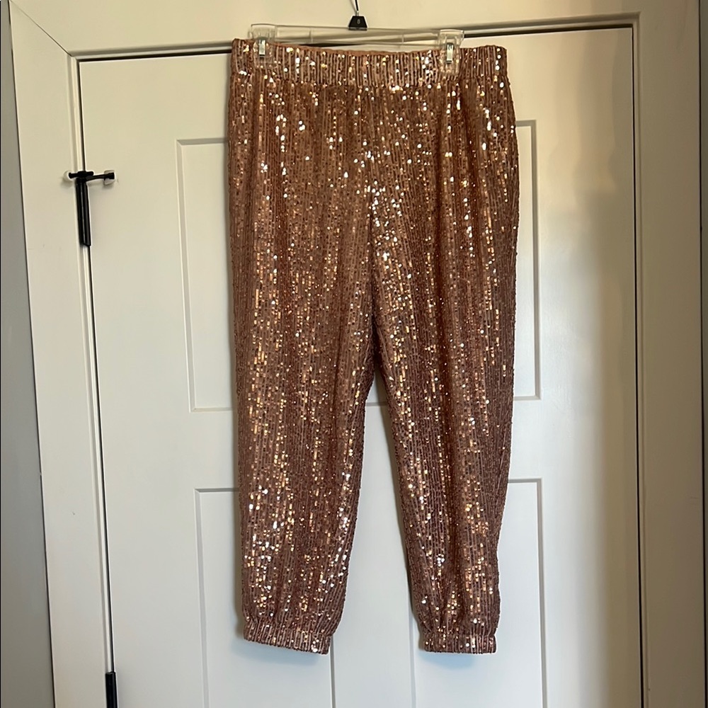 Sparkling Sequin Pants